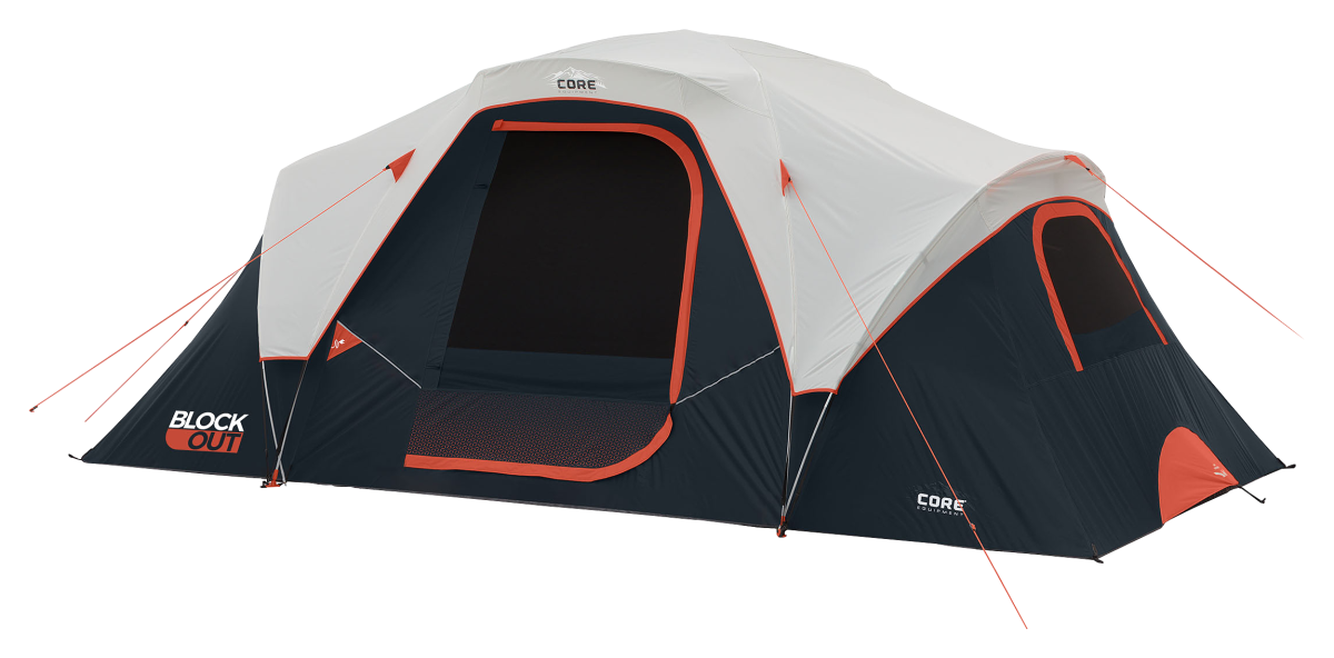 Core Equipment Blockout 9-Person Extended Dome Tent