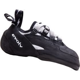 Evolv Phantom LV Climbing Shoe White/Black, Mens 6.0/Womens 7.0