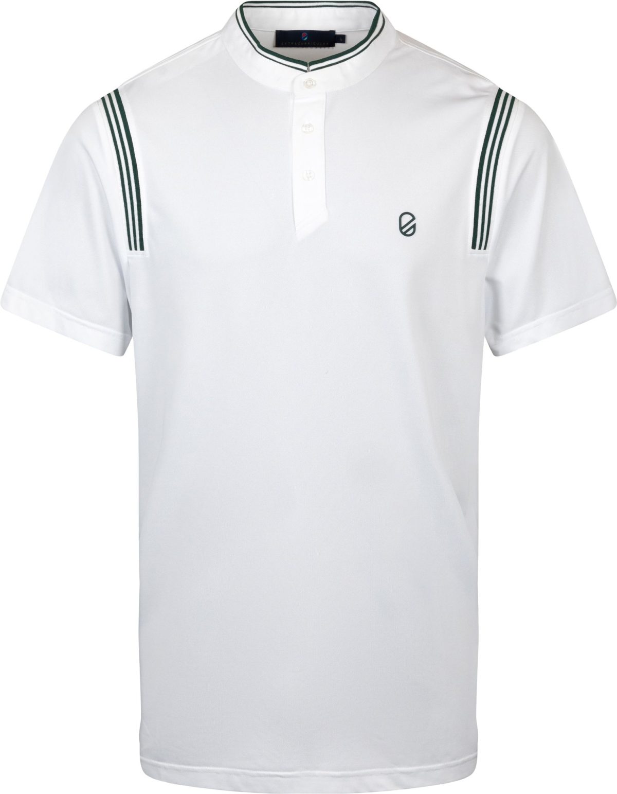 Extracurricular Charles Men's Golf Polo - White, Size: Medium