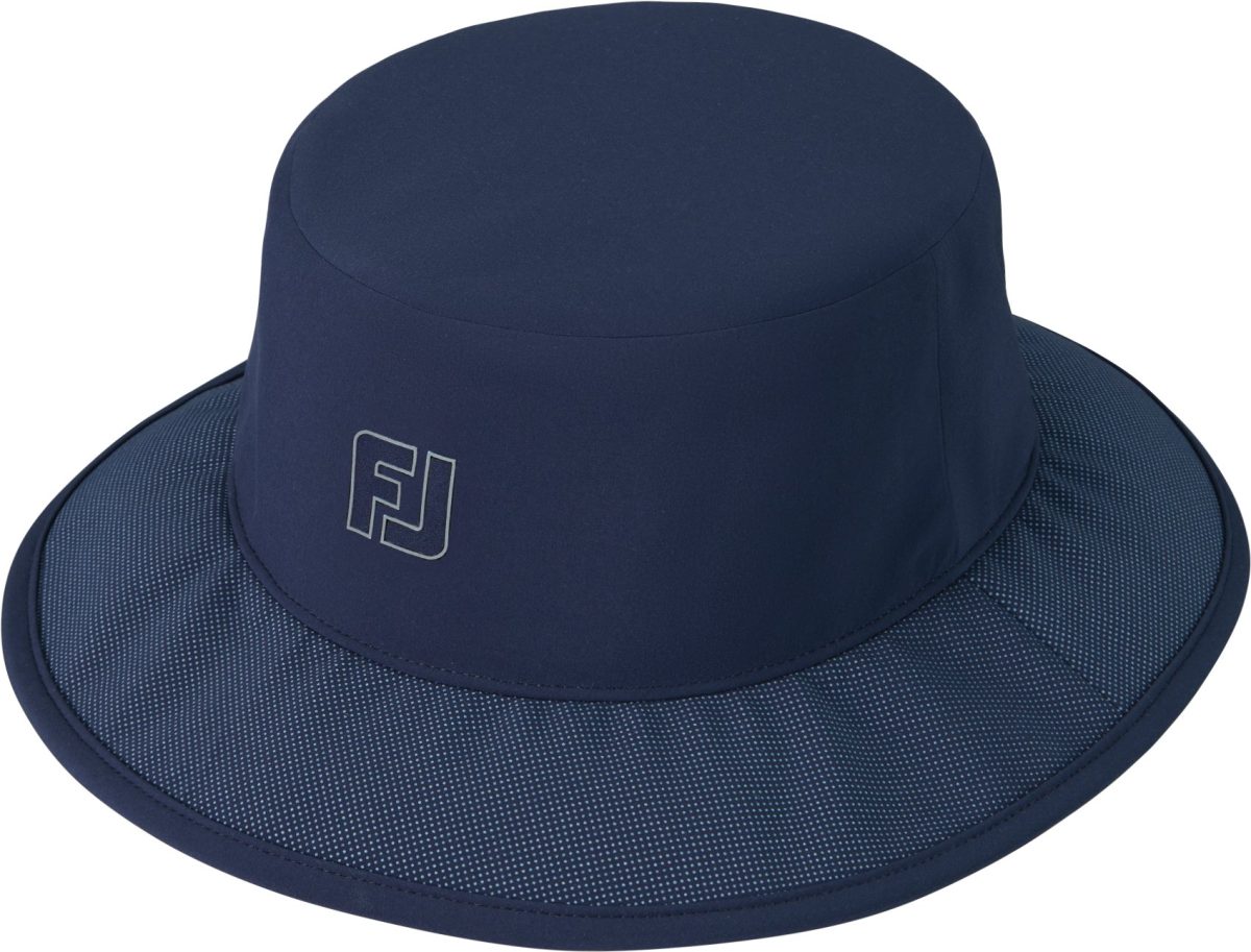 FootJoy HydroSeries Men's Golf Bucket Rain Hat - Blue, Size: Small/Medium