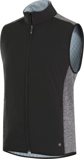 FootJoy ThermoSeries Hybrid Men's Golf Vest - Black - Black, Size: Small