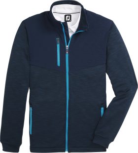 FootJoy ThermoSeries Hybrid Mid-Layer Men's Golf Jacket - Navy - Blue, Size: Small