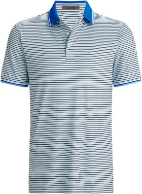 G/FORE Circle Gs Glitch Tech Jersey Men's Golf Polo - Blue, Size: Large