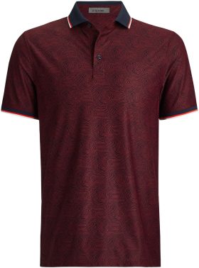 G/FORE Fingerprint Tech Pique Men's Golf Polo - Multicolor, Size: Small