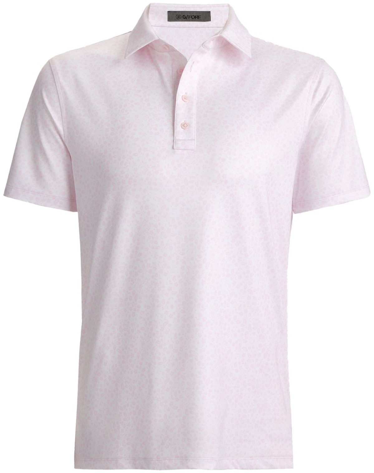 G/FORE Garden Tech Jersey Men's Golf Polo - Pink, Size: Small