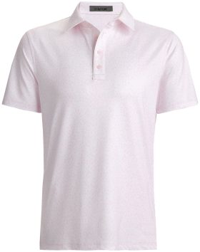 G/FORE Garden Tech Jersey Men's Golf Polo - Pink, Size: Small