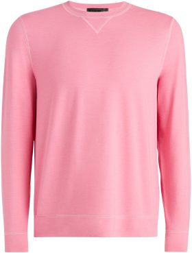 G/FORE Luxe Crewneck Mid Layer Men's Golf Pullover - Red, Size: X-Large