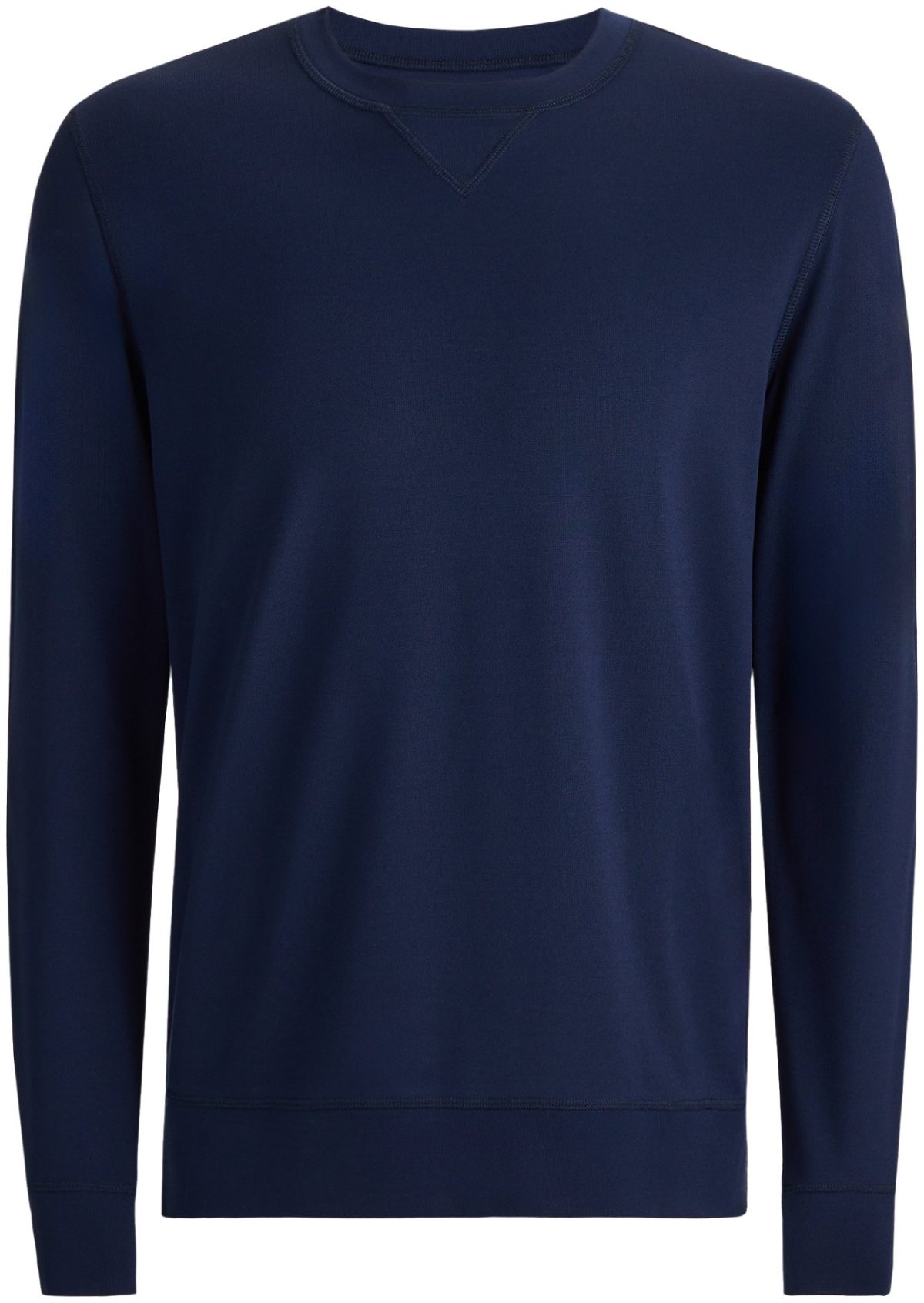 G/FORE Performance Pique Crewneck Mid Layer Men's Golf Pullover - Blue, Size: Medium