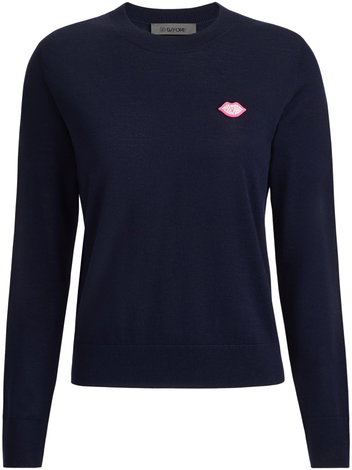 G/FORE Womens Mother Golfer Merino Wool Crewneck Golf Sweater 2024 - TWILIGHT - S