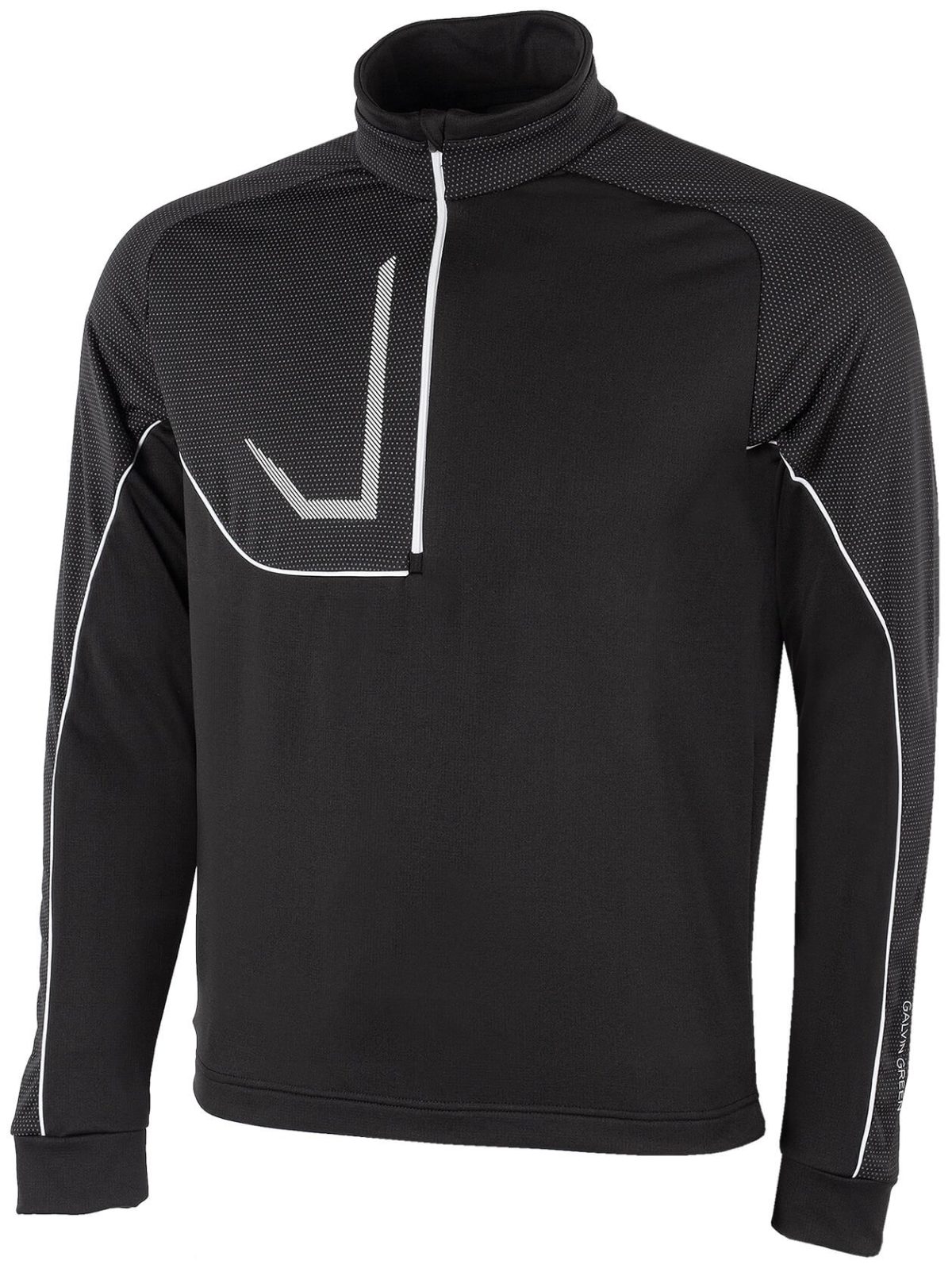 Galvin Green Daxton Men's Golf Pullover - Black, Size: XXXL