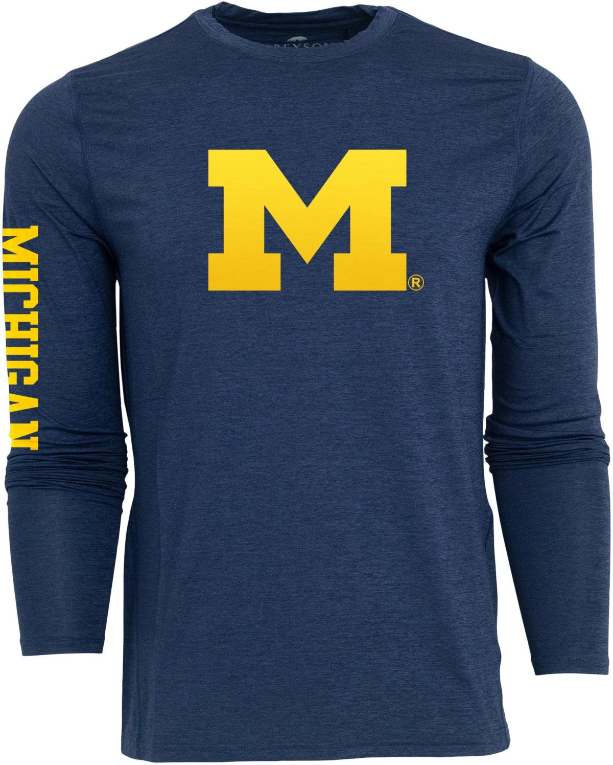 Greyson University of Michigan Guide Sport Long Sleeve Men's Golf T-Shirt - Blue, Size: Medium