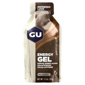 Gu Sports | Energy Gel - 24 Ct. Box Espresso Love, 40Mg Caffeine