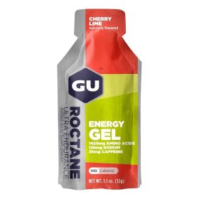 Gu Sports | Roctane Ultra Endurance Gel - 24 Pack Cherry | Lime | 24 Ct. Box