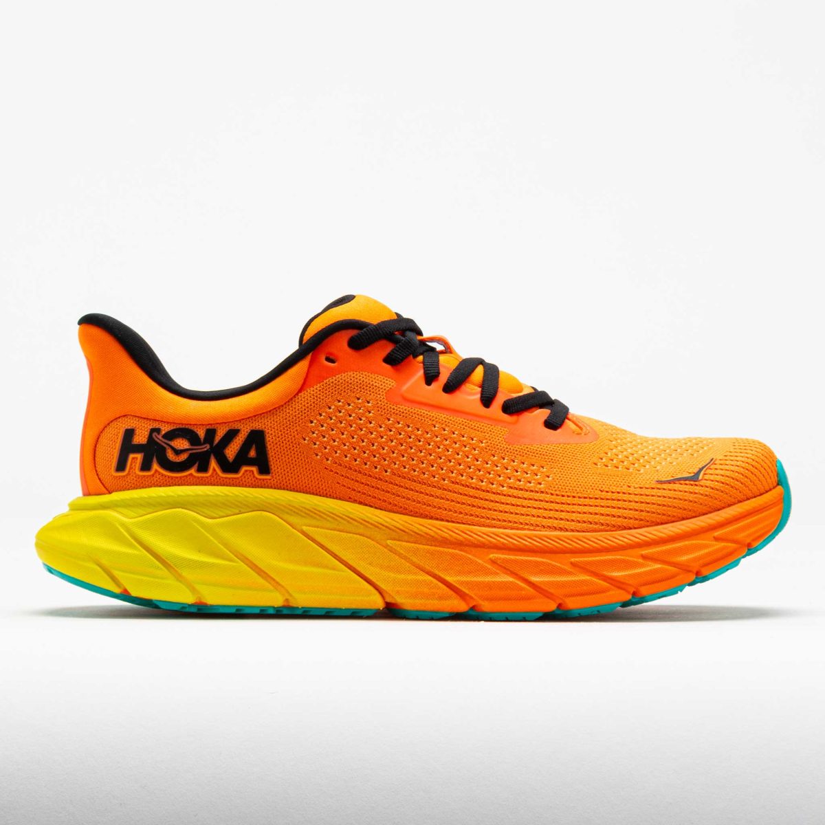 HOKA Arahi 7 Men's Running Shoes Electric Tangerine/Black