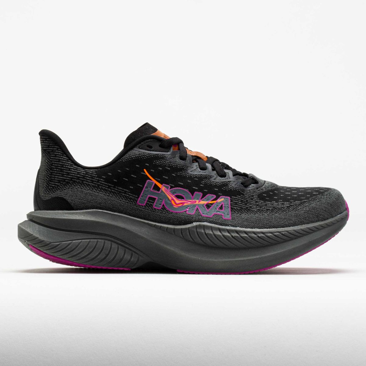 HOKA Mach 6 Women's Running Shoes Black/Fuchsia