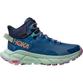 HOKA Trail Code GTX Hiking Boot - Women's Foggy Night/Aqua Breeze, 10.5