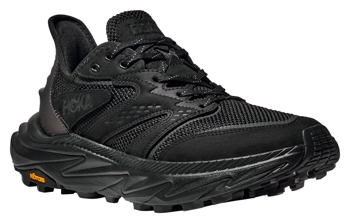 Hoka Anacapa 2 Freedom Hiking Shoes for Men - Black/Black - 10