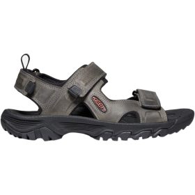 KEEN Targhee III Open Toe Sandal - Men's Grey/Black, 10.0