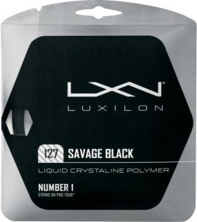 Luxilon Savage 127 Black Tennis String (Set)