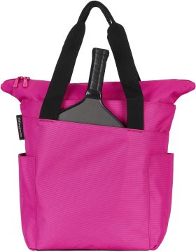 Maggie Mather Pickleball Paddle & Tennis Racquet Tote (Bougainvillea)