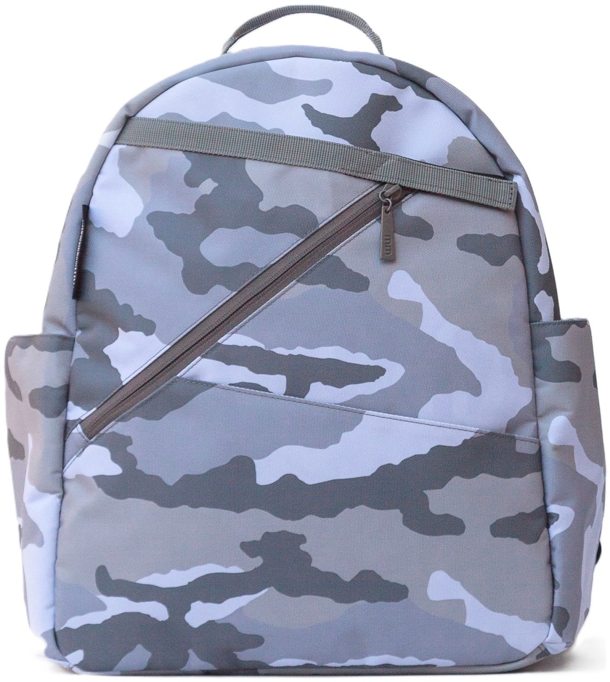 Maggie Mather Pickleball & Tennis Sling Backpack (Grey Camo)