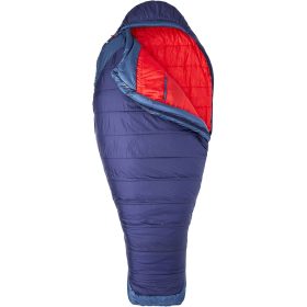 Marmot Trestles 20 Plus Sleeping Bag: 20F Synthetic - Women's Midnight/Storm, Long/Left Zip