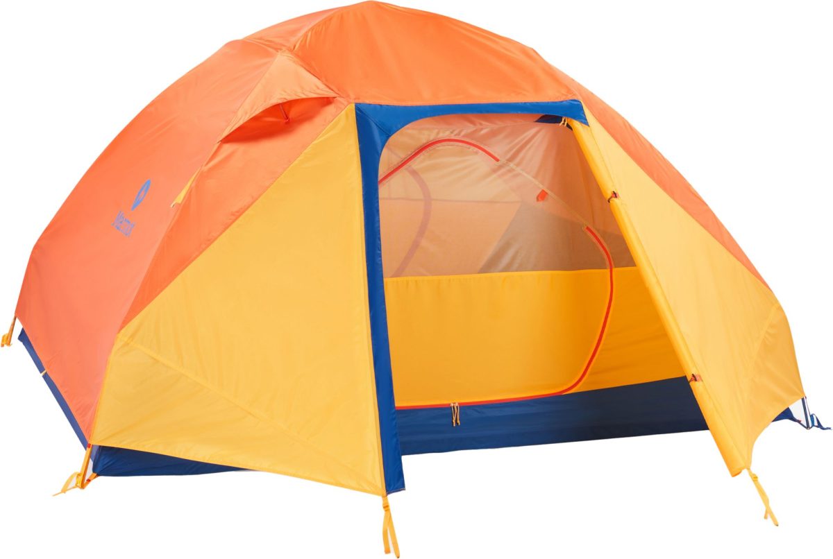 Marmot Tungsten 4 Person Tent, Solar/Red Sun