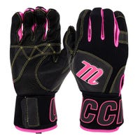 Marucci Blacksmith Men's Batting Gloves - 2025 Model in Black/Pink Size X-Large