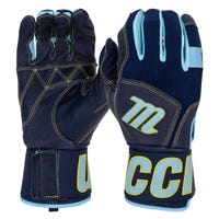 Marucci Blacksmith Men's Batting Gloves - 2025 Model in Navy/Columbia Blue Size Medium