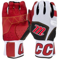 Marucci Blacksmith Youth Batting Gloves - 2025 Model in Red/Black Size Small