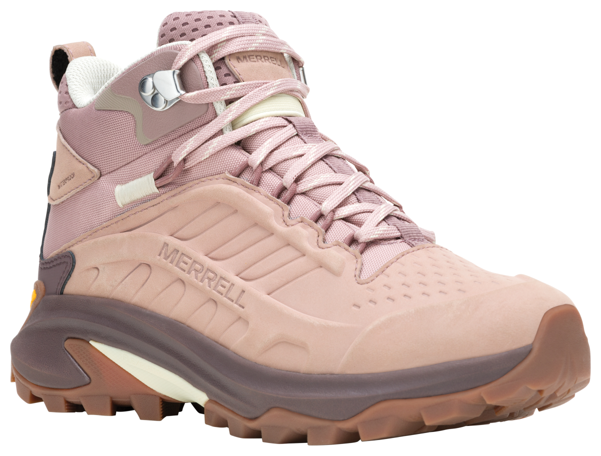 Merrell Moab Speed 2 LTR Mid Waterproof Hiking Boots for Ladies - Adobe Rose - 6M