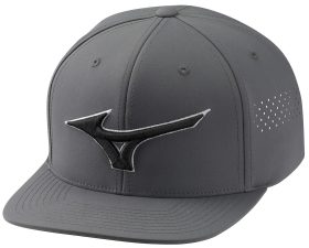 Mizuno Tour Flat Snapback Men's Golf Hat - Grey