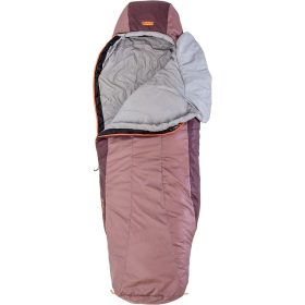 NEMO Equipment Inc. Tempo 35 Sleeping Bag: 35F Synthetic - Women's Twilight Mauve/Paloma Gray, Reg