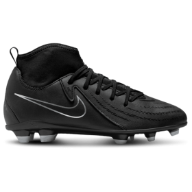 Nike Boys Nike Jr Phantom Luna II Club FG/MG - Boys' Grade School Soccer Shoes Black/Black Size 6.0