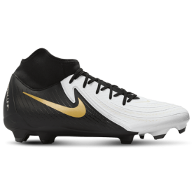 Nike Mens Nike Phantom Luna II Academy FG/MG - Mens Soccer Shoes White/Metallic Gold Coin/Black Size 10.0