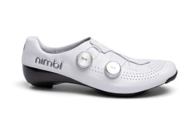 Nimbl Exceed Ultimate Glide Road Shoes - White Silver - 46