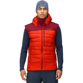 Norrona Falketind Down750 Vest - Men's Arednalin/Rhubarb, L