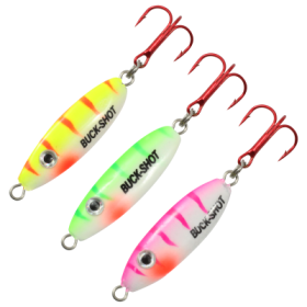 Northland Fishing Tackle Buck-Shot Rattle Spoon Kit - Assorted UV - #8, 1/8 oz.