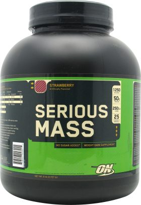 Optimum ON Serious Mass 6lb Protein Powder