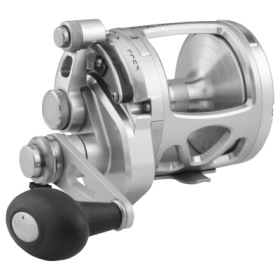 PENN International VIS Silver Two-Speed Lever Drag Reel - 5.2:1/1.6:1 - 20 lbs.