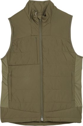 PUMA Women Kyley Quilted Golf Vest - Green, Size: Small