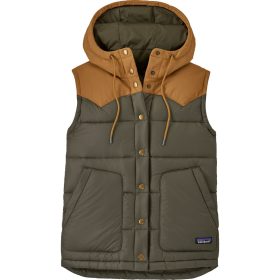 Patagonia Bivy Hooded Down Vest - Women's Pine Needle Green, L