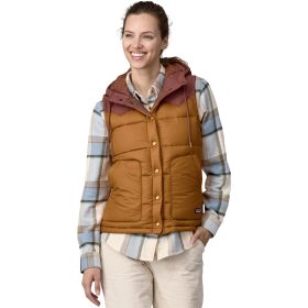 Patagonia Bivy Hooded Down Vest - Women's Shelter Brown, L