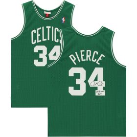 Paul Pierce Boston Celtics Autographed Green 2007-08 Mitchell & Ness Swingman Jersey with ''08 Finals MVP'' Inscription