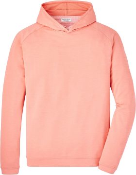 Peter Millar Pine Performance Men's Golf Hoodie 2024 - Orange, Size: Medium