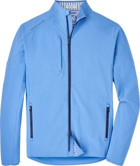 Peter Millar Winter Wind Gust Men's Golf Jacket - Blue, Size: Medium