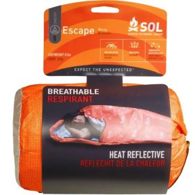 S.O.L Survive Outdoors Longer Escape Bivvy + Hood Orange, One Size