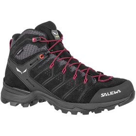 Salewa Alp Mate Mid WP Hiking Boot - Women's Black Out/Virtual Pink, 8.5