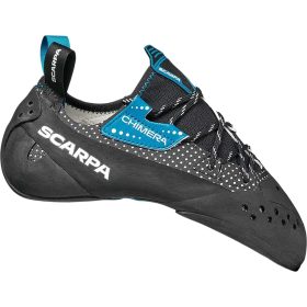 Scarpa Chimera Climbing Shoe Black/Azure, 40.0