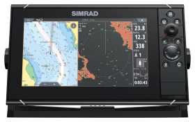 Simrad NSS evo3S Fish Finder/Chartplotter with C-MAP US Enhanced Charts